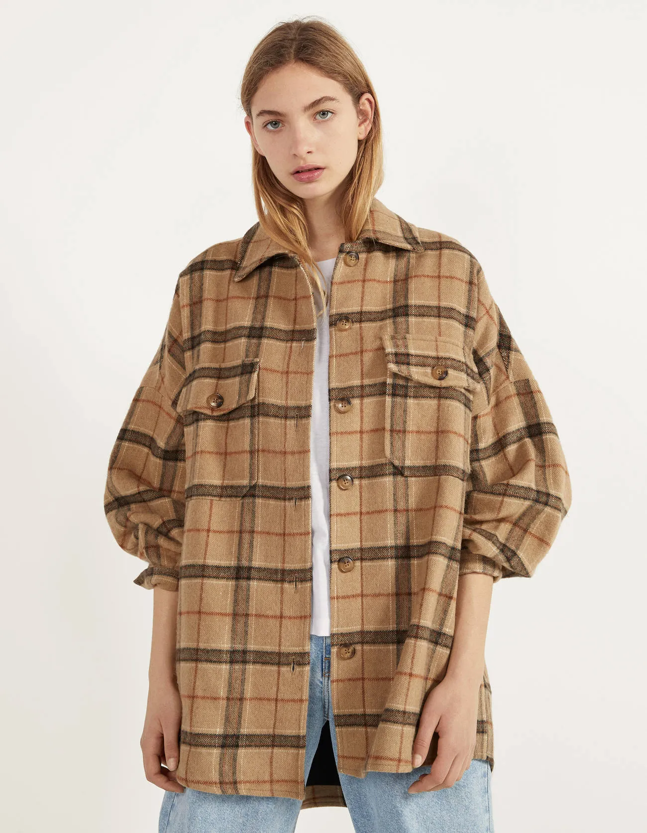 Hemdjacke mit Karomuster